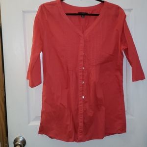 ❤ Lands'End 3/4 Top